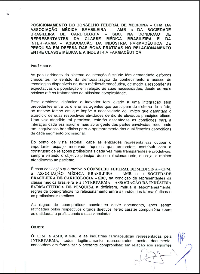 Posicionamento CFM